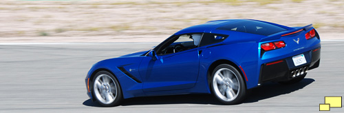 2016 Chevrolet Corvette w/Z51 in Laguna Blue Tintcoat At Willow Springs International Raceway