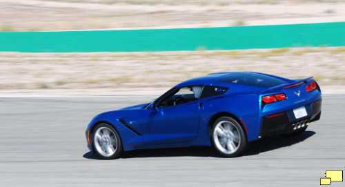 2016 Corvette in Laguna Blue Tintcoat at MPG Track Day