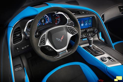 2017 Chevrolet Corvette Grand Sport Tension Blue Interior