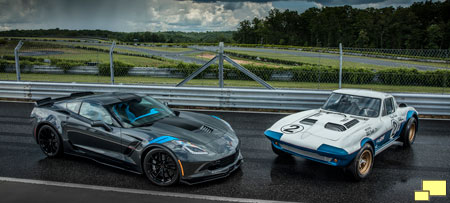 2017 Corvette Grand Sport and 1963 Corvette Grand Sport