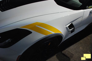 2018 Corvette C7 Z06 Fender Hash Marks