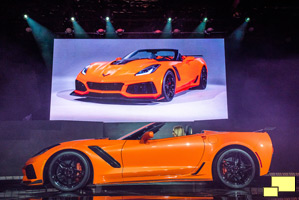 2019 Chevrolet Corvette ZR1 Convertible Press Reveal November 28,2017