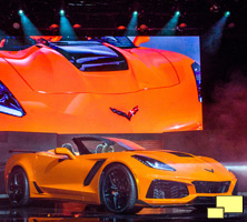 2019 Chevrolet Corvette ZR1 Convertible Press Reveal November 28,2017