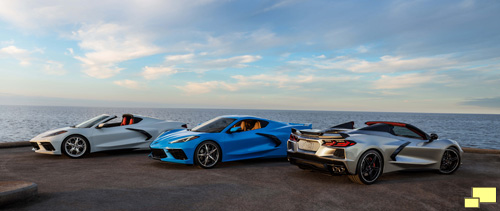 2021 Chevrolet Corvette Stingray Coupe Convertible in Silver Flare Metallic (far right)