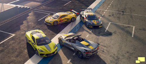 2022 Chevrolet Corvette Stingray IMSA GTLM Championship Editions with Corvette C8.Rs.