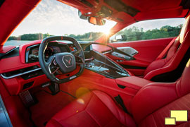 2023 Chevrolet Corvette Z06 Interior Adrenaline Red