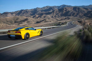 Chevrolet Corvette C7 Stingray Coupe in Velocity Yellow