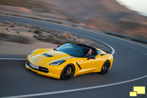 Chevrolet Corvette C7 Stingray Coupe in Velocity Yellow