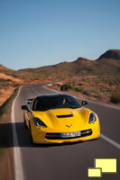 Chevrolet Corvette C7 Stingray Coupe in Velocity Yellow