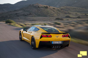 Chevrolet Corvette C7 Stingray Coupe in Velocity Yellow