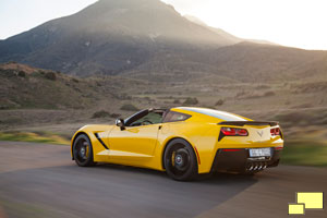 Chevrolet Corvette C7 Stingray Coupe in Velocity Yellow