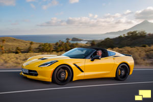 Chevrolet Corvette C7 Stingray Coupe in Velocity Yellow