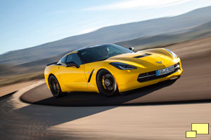 Chevrolet Corvette C7 Stingray Coupe in Velocity Yellow