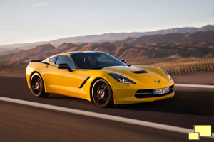 Chevrolet Corvette C7 Stingray Coupe in Velocity Yellow