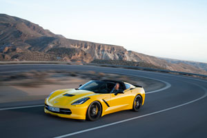 Chevrolet Corvette C7 Stingray Coupe in Velocity Yellow