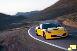 Chevrolet Corvette C7 Stingray Coupe in Velocity Yellow