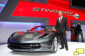 2014 Corvette Stingray Convertible, Unveiled at the Geneva Motor Show, March 5, 2013