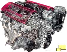 2001 Corvette Z06 Engine drawing by David Kimble