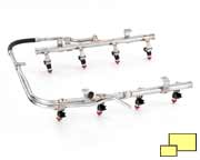 Corvette C6 ZR1 fuel injection rail