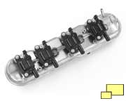 Corvette C6 ZR1 rocker cover with coils