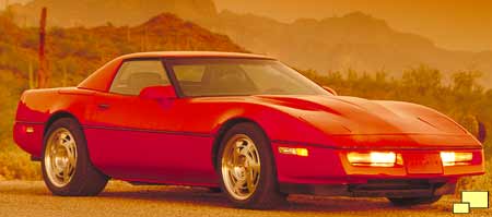 1989 Corvette C4 with factory hardtop