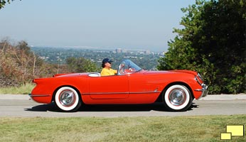 1955 Corvette in Gypsy Red