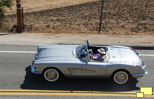 1960 Corvette in Sateen Silver