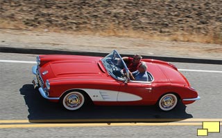 1960 Corvette in Roman Red