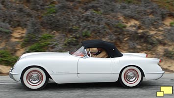 Last 1953 Corvette on Pacific Coast Highway