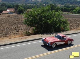 1960 Corvette in Roman Red