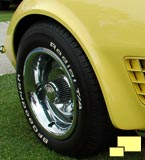 1970 and later front wheel flare