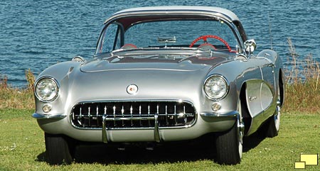 1957 Corvette in Inca Silver