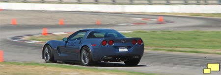 2011 Chevrolet Corvette C6 Z06 at home: On a racetrack