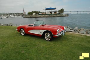 1960 Corvette in Roman Red