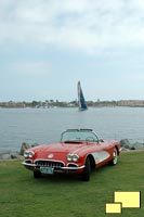 1960 Corvette in Roman Red