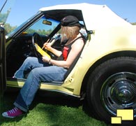 Being judged at the Redline Corvettes Car show, Sept 2011