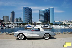 1960 Corvette in Sateen Silver