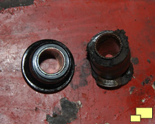 new and worn 1968 Chevrolet Corvette bushings