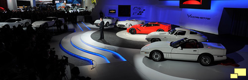 2014 Chevrolet Corvette debut at NAIAS, January 13, 2013