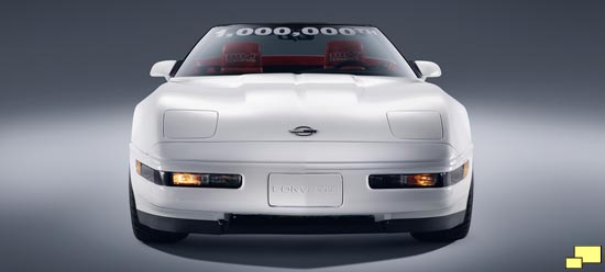 1992 1,000,000th Chevrolet Corvette Convertible in White - Restored