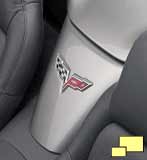 2005 Corvette C6 waterfall convertible interior
